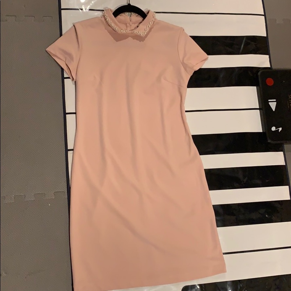 Light pink dress, below knee length